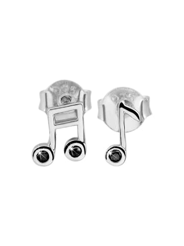 Adeliás Damen Ohrringe – Ohrstecker aus 925 Silber mit Zirkonia in silber