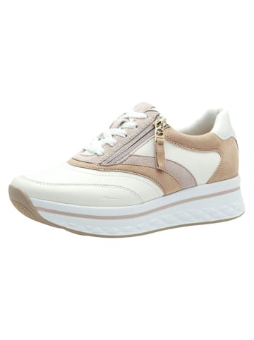 Tamaris WIDE FIT Sneaker in BEIGE COMB