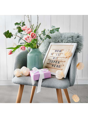 Butlers LED-Lampion-Lichterkette HANAMI in Weiß