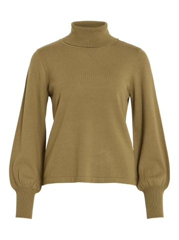 Vila Strickpullover in Gothic Olive
