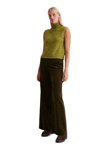 Marc O'Polo Ärmelloser Pullover loose in bright pea