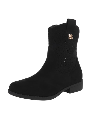 Ital-Design Stiefelette in Schwarz
