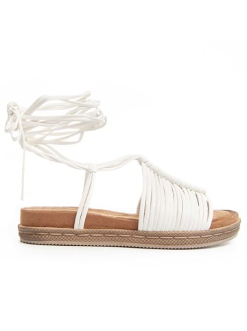 Montevita Sandalen Strips2 in Weiß