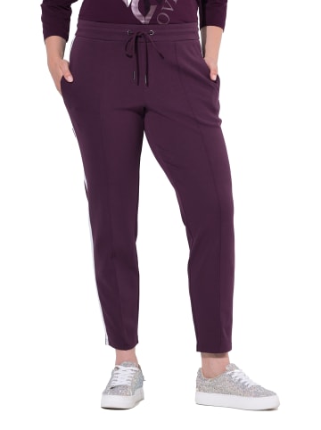 Ulla Popken Schlupfhose in dunkle pflaume
