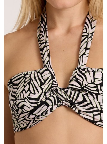 Olympia Mix&Match Bikini Top in schwarz/beige