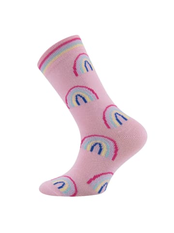 ewers 3er-Set Socken Regenbogen in pink