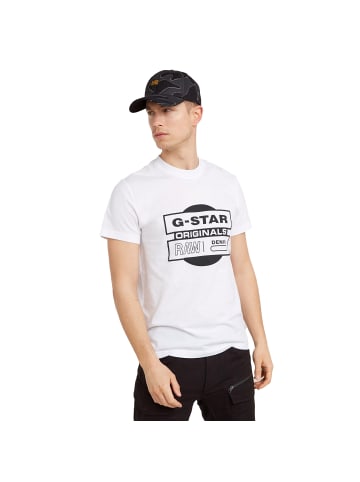 G-Star T-Shirt 1er Pack in Weiß