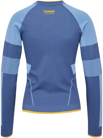 Hummel Top Raglanärmel Hmlseamless Damen in DUTCH BLUE