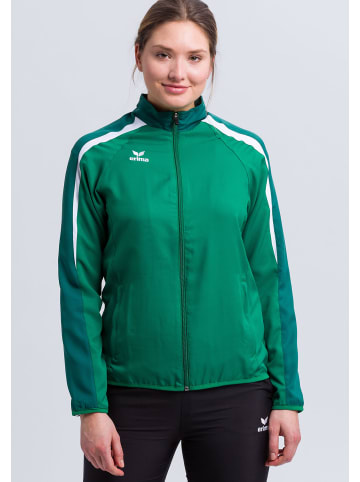 erima Liga 2.0 Praesentationsjacke in smaragd/vergreen/weiss