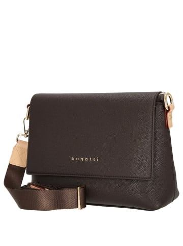 Bugatti Ella - Schultertasche 25 cm (beige) in darkbrown