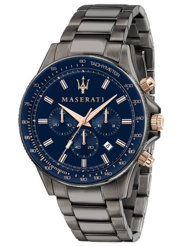 Maserati Herrenuhr Chronograph Sfida Blau / Anthrazit