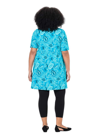 Ulla Popken Longshirt in tiefes aqua