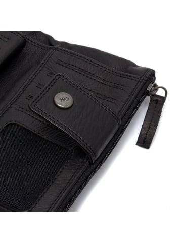 The Chesterfield Brand C08.0508 Fresno Wallet Querformat Leder in black
