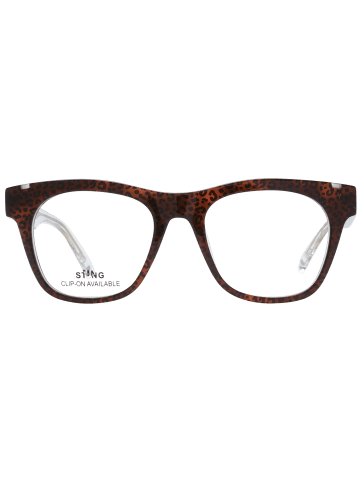Sting Unisex Optische Fassungen Quadratisch Braun