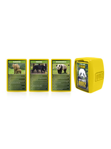 Winning Moves Top Trumps Quiz Welt der Tiere Ratespiel in bunt