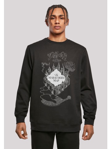 F4NT4STIC Basic Sweatshirt Harry Potter The Marauder's Map in schwarz