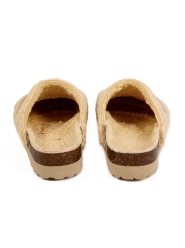 babunkers Pantoletten  in beige
