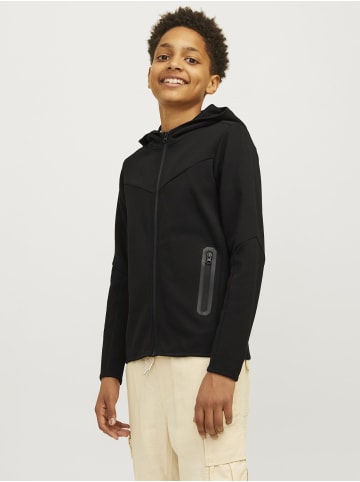 JACK & JONES Junior Kapuzenjacke in Black