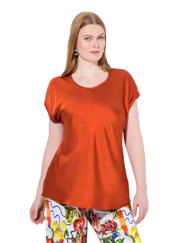 Ulla Popken Blusentop in terracotta