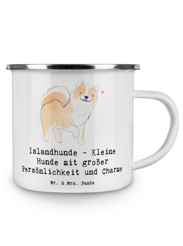 Mr. & Mrs. Panda Kaffeebecher Charme Islandhund mit Spruch in Weiß