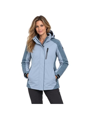 Killtec Funktionsjacke mit Kapuze wasserdicht und Atmungsaktiv in Blau