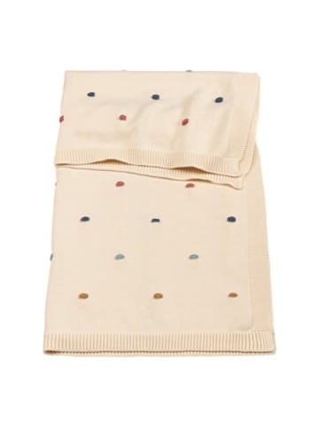 Bornino Home Babydecke Dots 80x100 cm in Natur