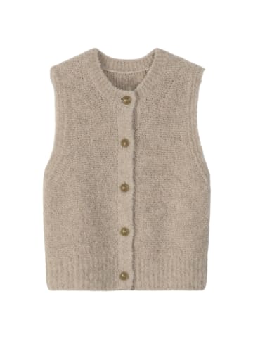 Marc O'Polo Ärmelloser Cardigan regular in chalky mauve melange