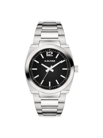 s.Oliver Armbanduhr Modern & Zeitlos in silber