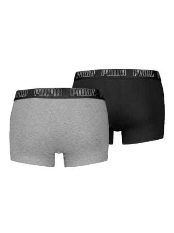 Puma Boxershort 2er Pack in Schwarz/Grau