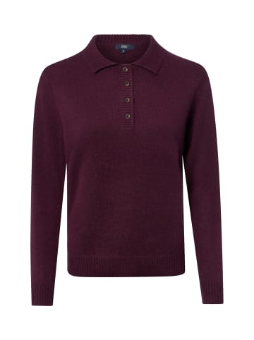 IPURI Cashmere-Pullover in aubergine - 0002