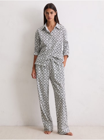 Marc O'Polo Pyjamaoberteil Mix N Match Cotton Jersey in white cotton print