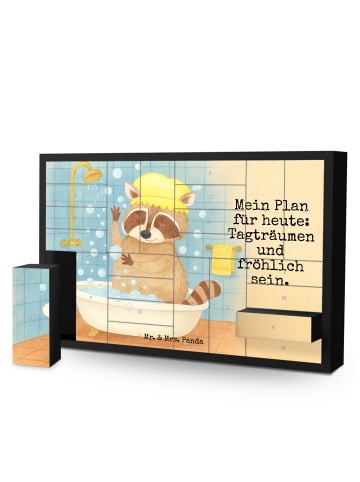 Mr. & Mrs. Panda Befüllbarer Adventskalender Waschbär Design mit... in Weiß