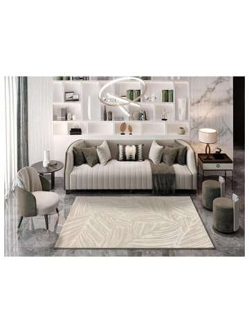 Atticgo Kurzflor-Teppich SENSATION in weiß