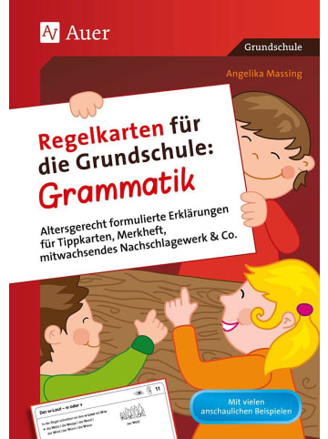 Auer Verlag Regelkarten für die Grundschule Grammatik | Altersgerecht formulierte...