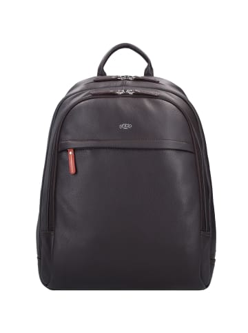 Jump Uppsala Rucksack Leder 42 cm Laptopfach in chocolat