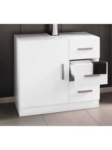 VCM  Holz Badunterschrank Zalo XL Schublade in Weiß
