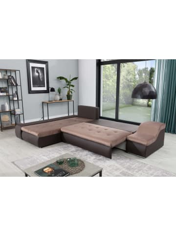 MF Design Onitaro Recamiere Links in Grau -  (L) 200 x (B) 295 x (H) 82 cm