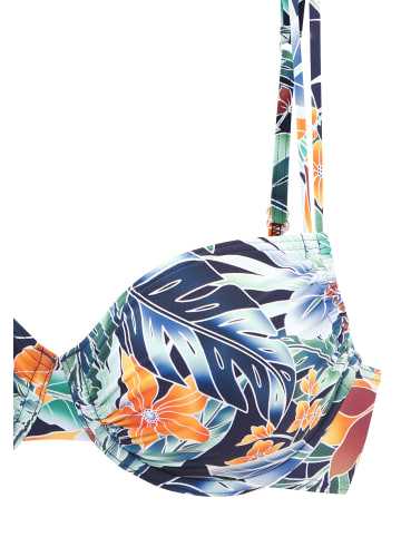 Sunseeker Bügel-Bikini-Top in marine-orange