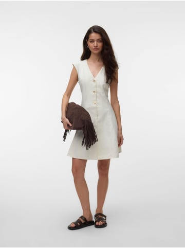 Vero Moda Jeanskleid in Ecru
