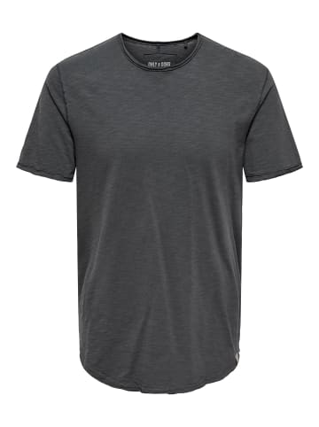 ONLY & SONS T-shirt in Grey Pinstripe