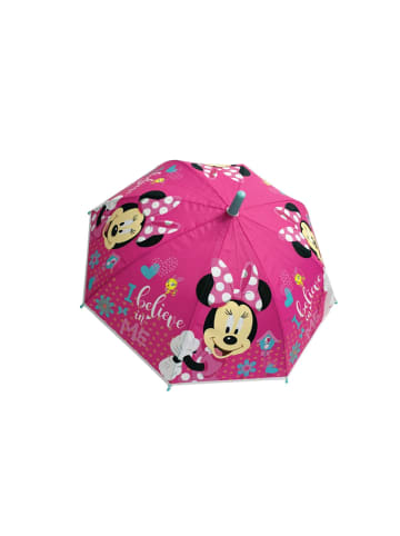 Disney Minnie Mouse Kinder Regenschirm pink mit Metallgestell ab 3 Jahren in Pink