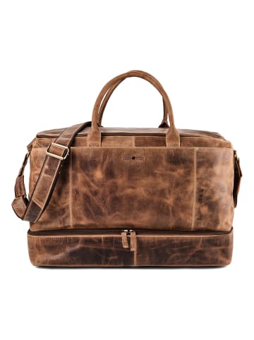 Greenburry Vintage Weekender Reisetasche Leder 51 cm braun