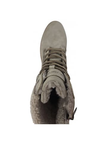 Tom Tailor Schnürstiefel  in Beige