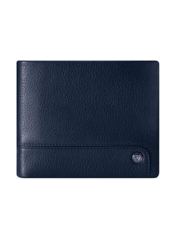 Roncato Alaska Geldbörse RFID Schutz Leder 13 cm in navy