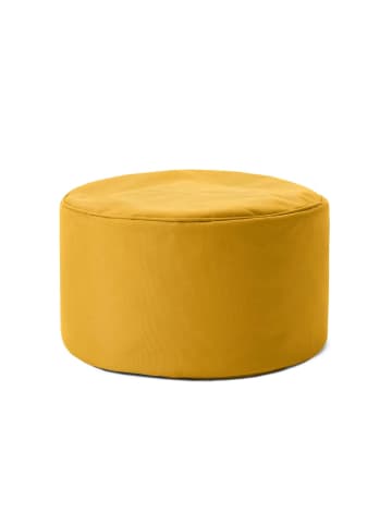 Lumaland Sitzsack-Hocker Pouf rund 50l senfgelb gelb