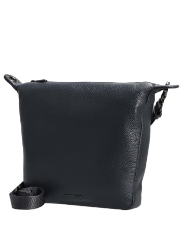 Mandarina Duck Mellow Leather - Schultertasche 28 cm (nero) in dress blue