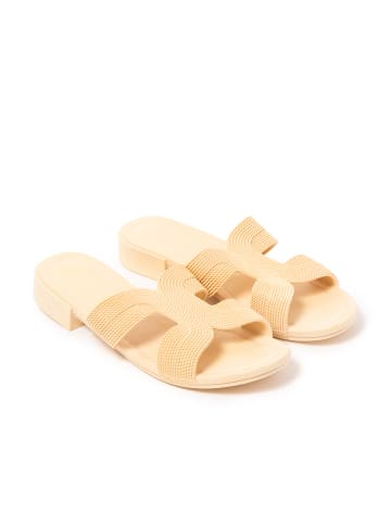 Brasileras Pantoletten "Mardin" in Beige