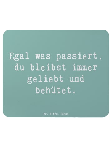 Mr. & Mrs. Panda Mousepad Spruch Trennung von den Eltern mit Spruch in Meeresbrise