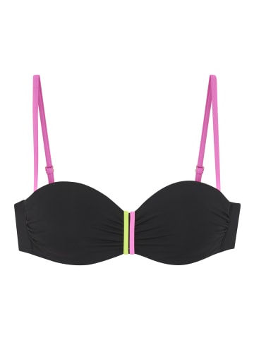 Buffalo Bügel-Bandeau-Bikini-Top in schwarz