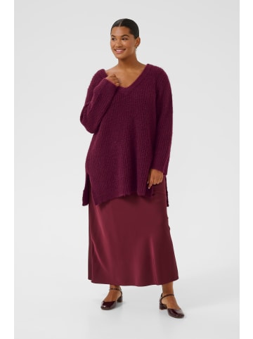 KAFFE curve Strickpullover KCania Loose fit in Windsor Wine